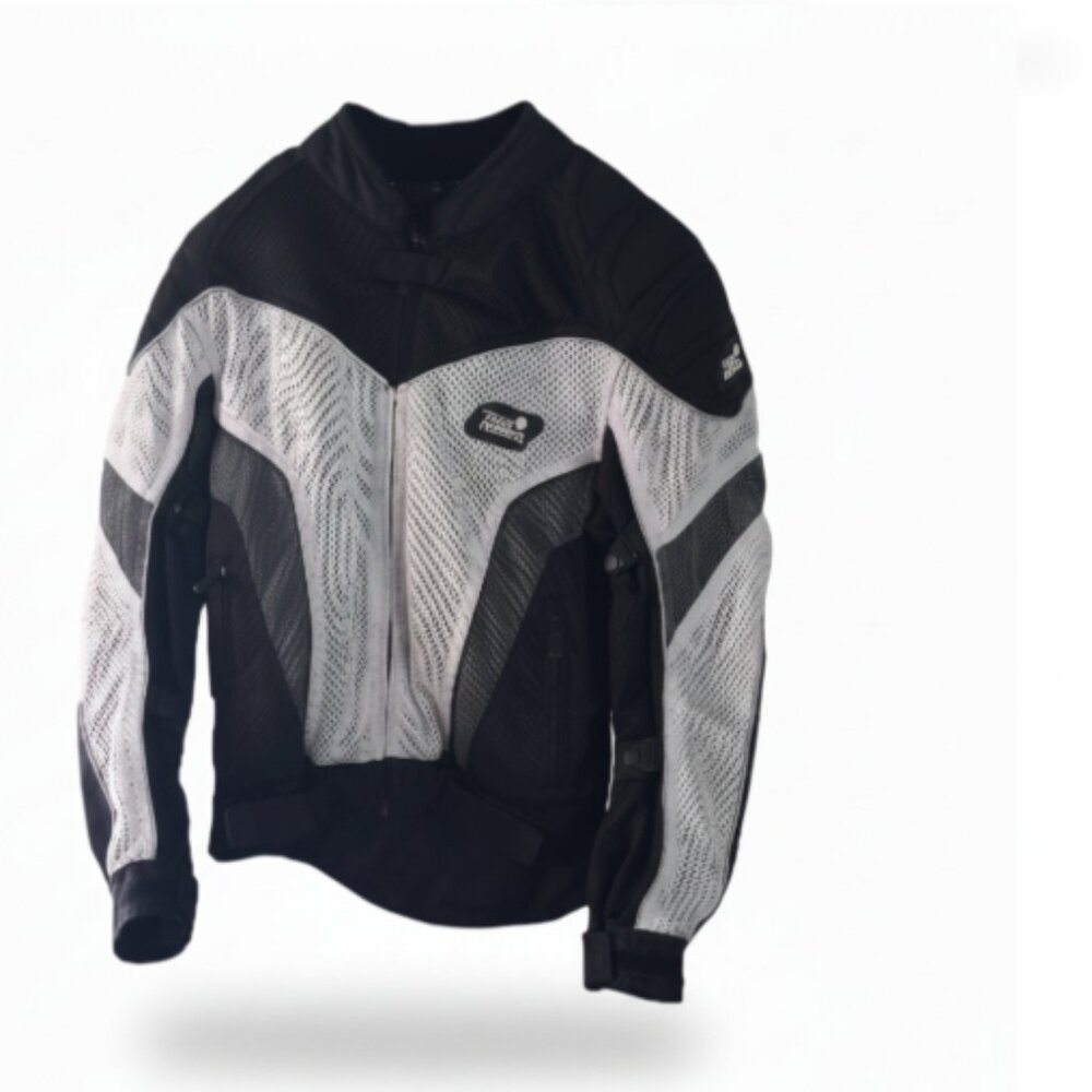 Tour Master Intake Mens Motorcycle Jacket Size 40 Mesh Armored Full Zip EUC